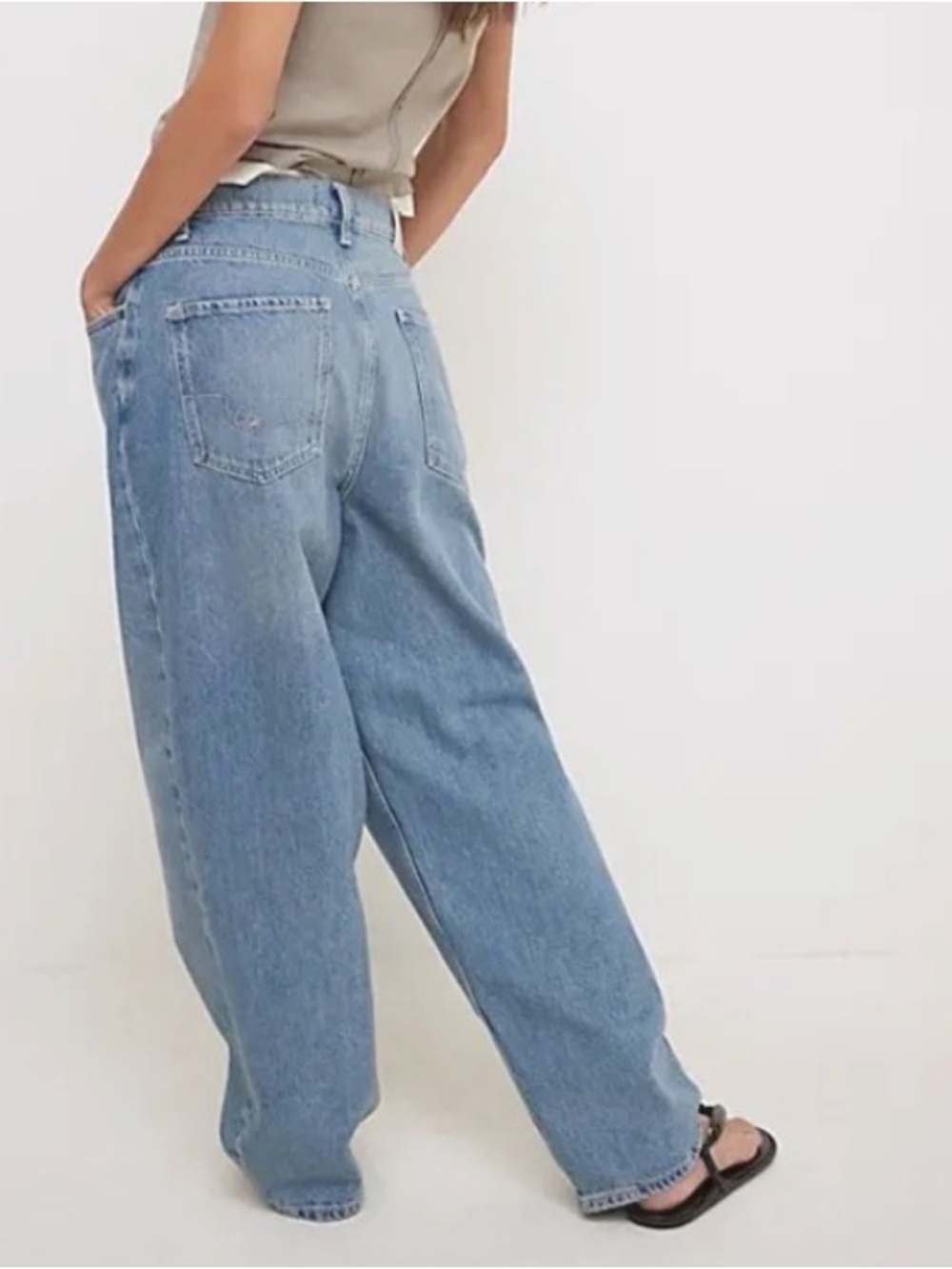 Free People We The Free Cora Wide Leg Slouchy Jean - Picture 2 of 15